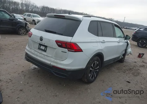2022 Volkswagen Tiguan 2.0T S z USA, uszkodzony, nr VIN 3VV0B7AX4NM077734
